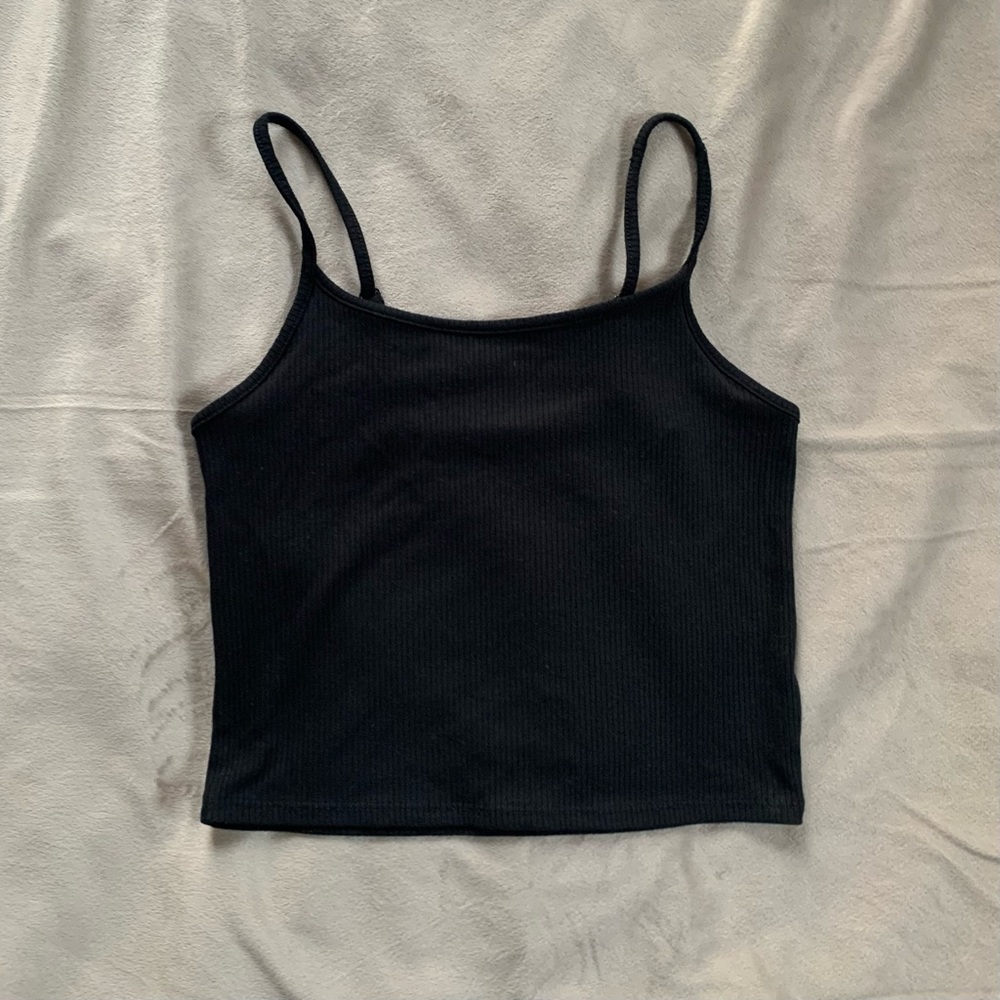 AE Crop Cami (Black)